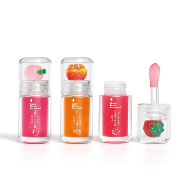 Lip Oil  Cuide-se Bem Tangerina,ou morango ou pessegura Quem Disse, Berenice? 3,5ml