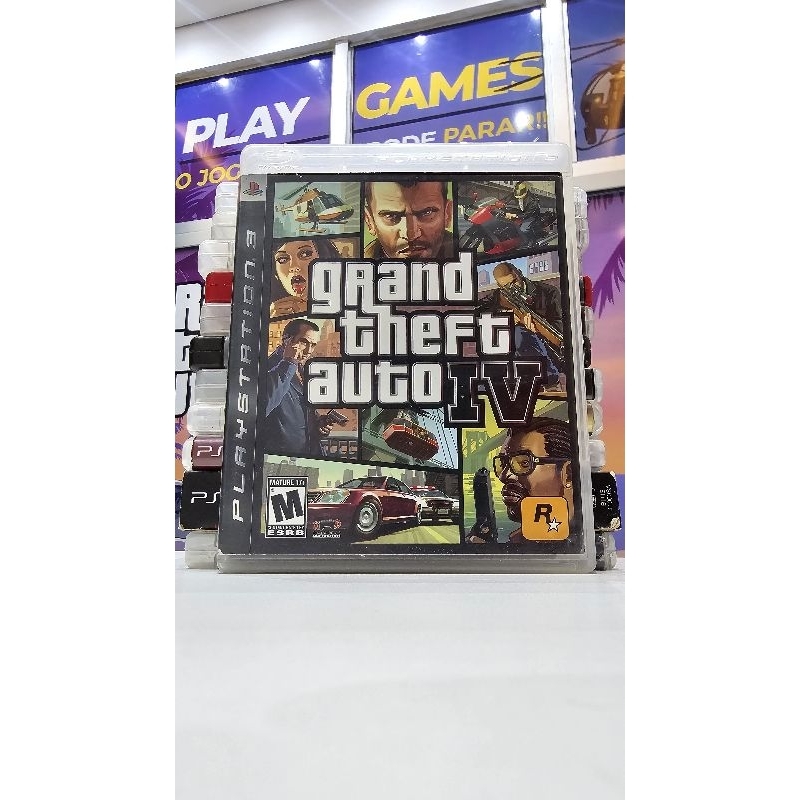 ✅️JOGO GTA 4 (GRAND THEFT AUTO 4) PS3‼️