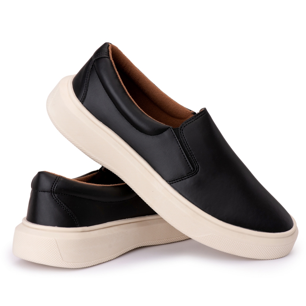 Sapatênis Masculino Estilo Iate Casual Tênis Slip on Calce Fácil Esporte Fino Leve Urbano