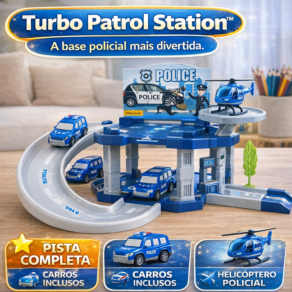 Brinquedo Quartel Policial Educativo Infantil Diversao Crianca Veiculo Playset em Oferta na Shopee