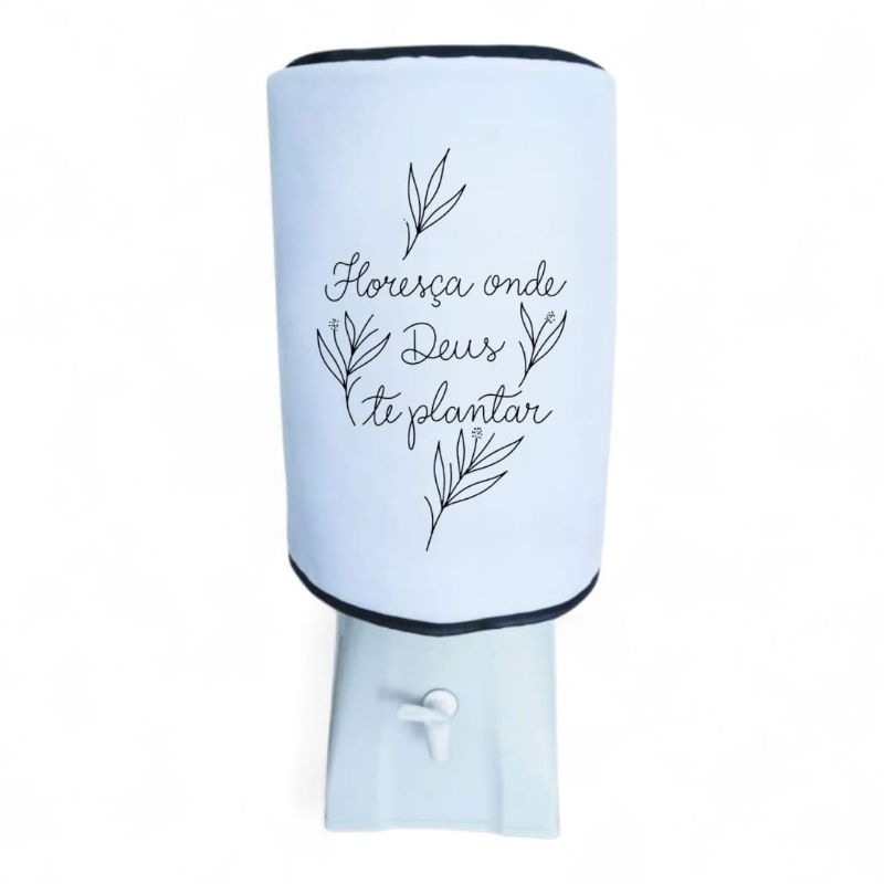 Capa para Galão de Água Decorativa Frase Religiosa Motivacional positiva 10 ou 20L