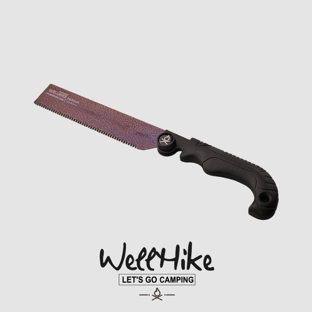 Serra Manual Wellhike Estilo Japonês Bushcraft Camping Survival Serrote Portátil Corte Madeira Trilhas Outdoor