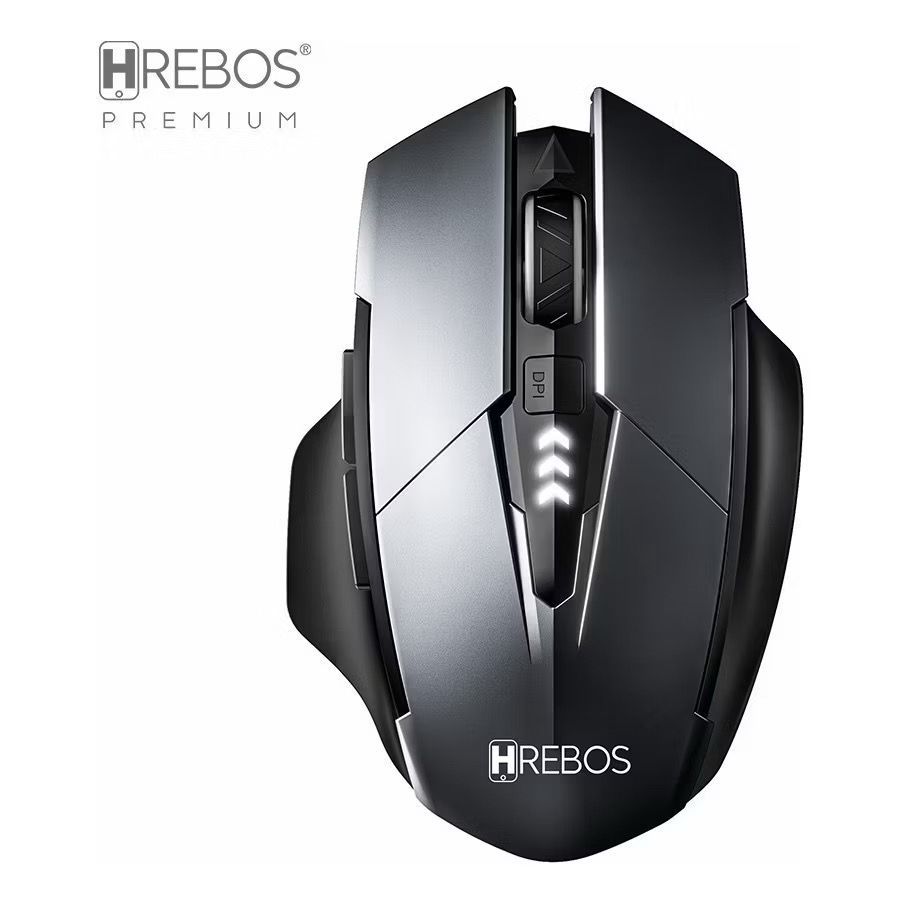 Mouse Gamer Wireless Sem Fio , Silencioso Prossional HREBOS, IF-263