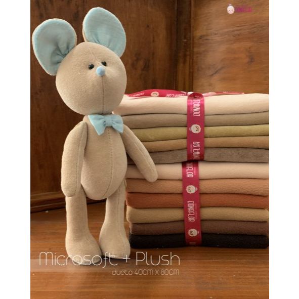 DUETO KIT 11TECIDOS TONS BEGE PLUSH & MICROSOFT