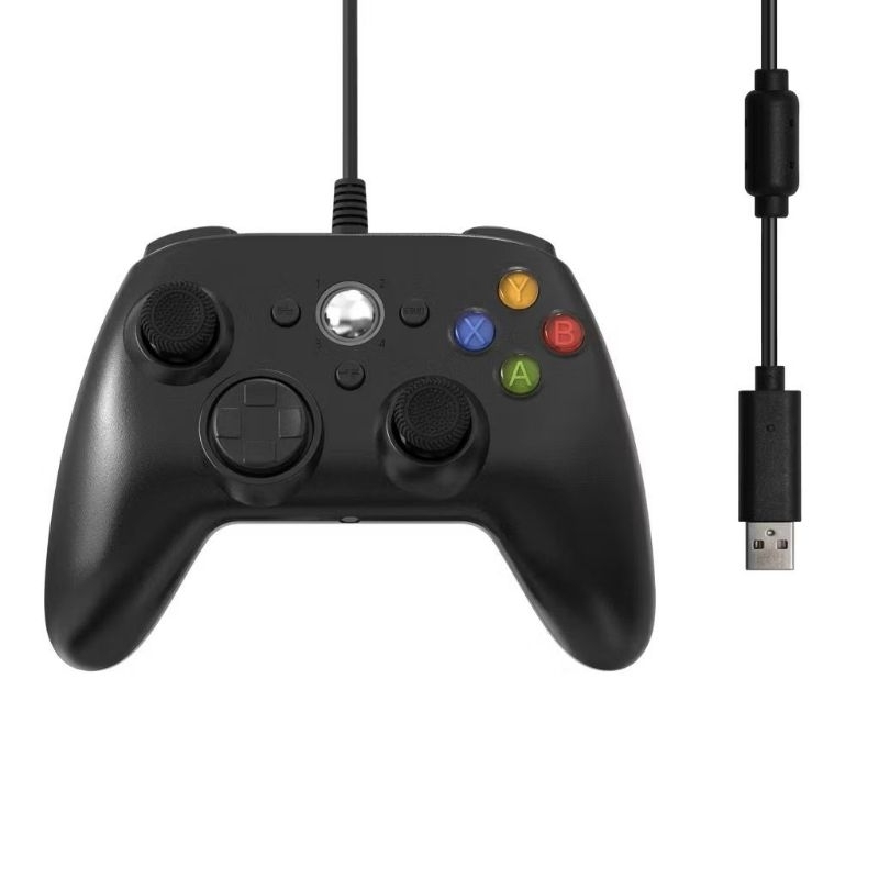 Controle Manete Xbox 360 Com Fio USB – Compatível com PC e Smart TV