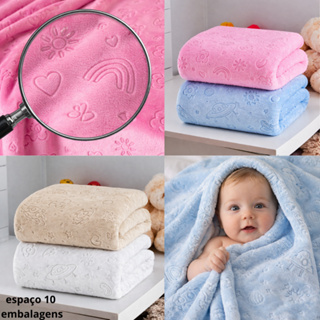 cobertor manta para neném 3D personalizada para meninos e meninas em Oferta na Shopee