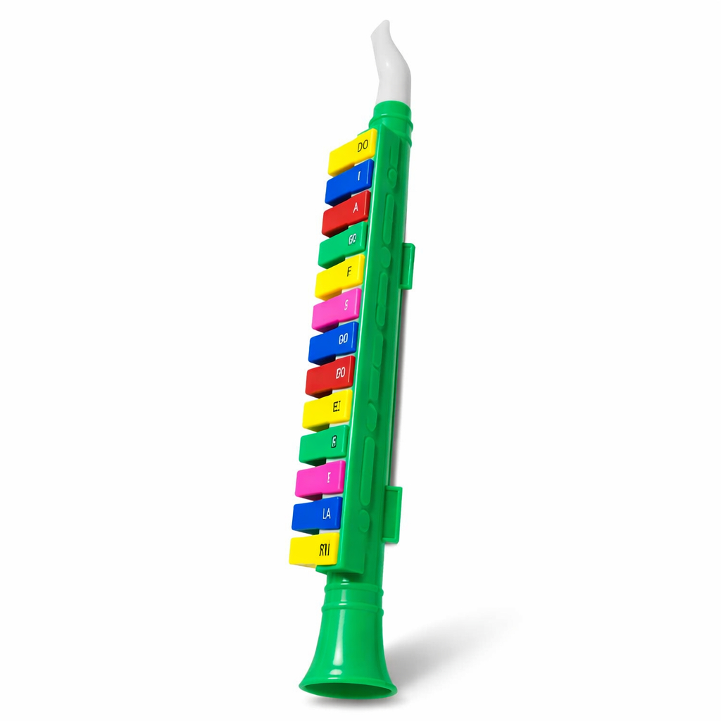 Clarinete Infantil Colorido Brinquedo Musical Educativo Divertido Unissex