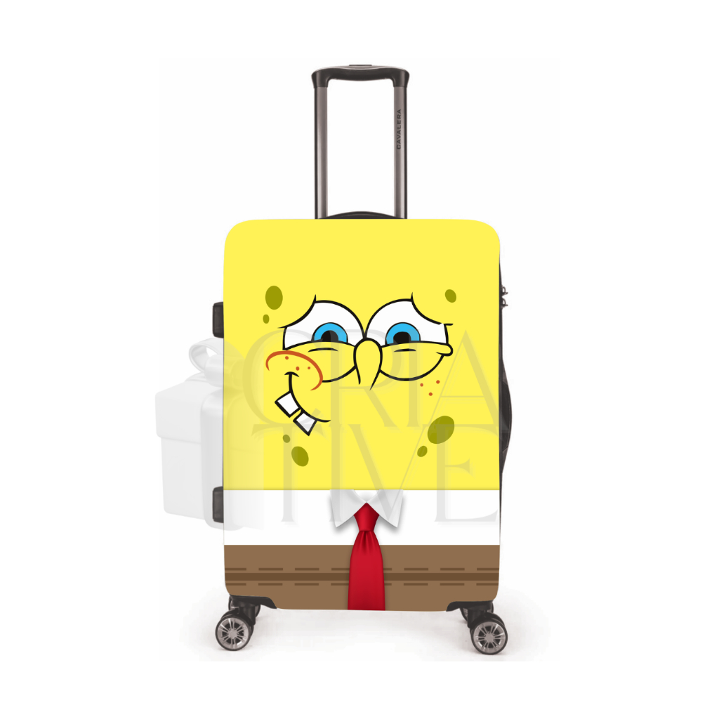 Capa Protetora De Mala Bob Esponja Personagens Infantil Viagem