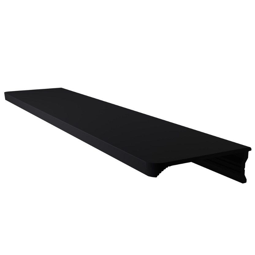 PUXADOR ROMETAL CIELO PARA MOVEIS RM-378 20cm PRETO(VARIAÇÕES DE PREÇOS POR QUANTIDADES)