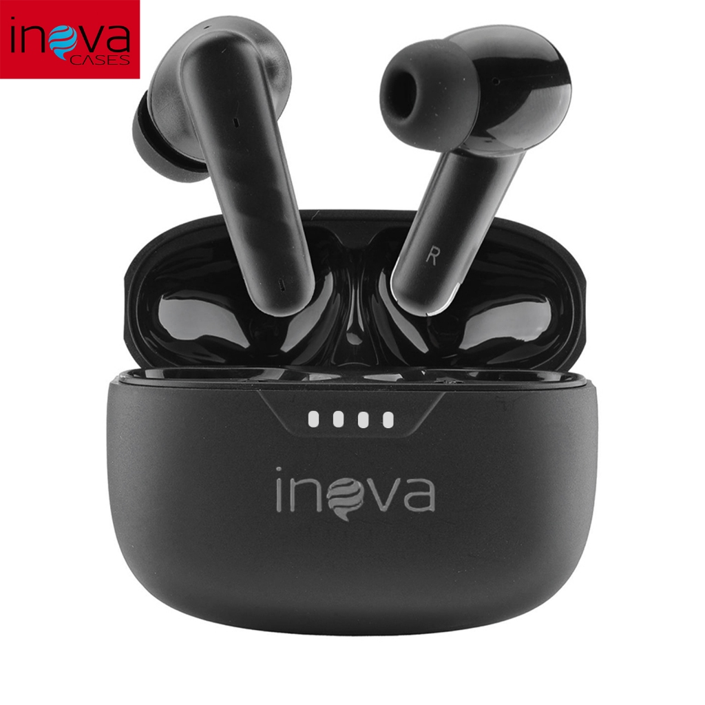 Inova Fone De Ouvido Sem Fio pro4 Com Bluetooth 5.3 TWS touch Aeroporto Esportivo Com Microfone