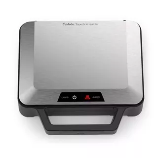 Sanduicheira Grill Oster Inox Multiuso 1000w Osan500 - 127v