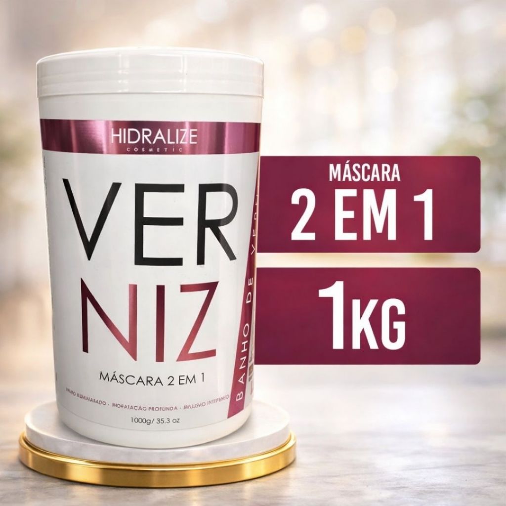 Creme De Pentear Banho Verniz Mascara 2 Em 1 Hidralize 1kg em Oferta na Shopee
