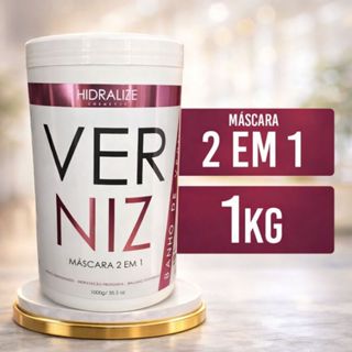 Creme De Pentear Banho Verniz Mascara 2 Em 1 Hidralize 1kg em Oferta na Shopee