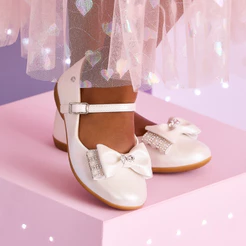 Sapatilha Sapato Infantil Bailarina com Strass Laço Pampili