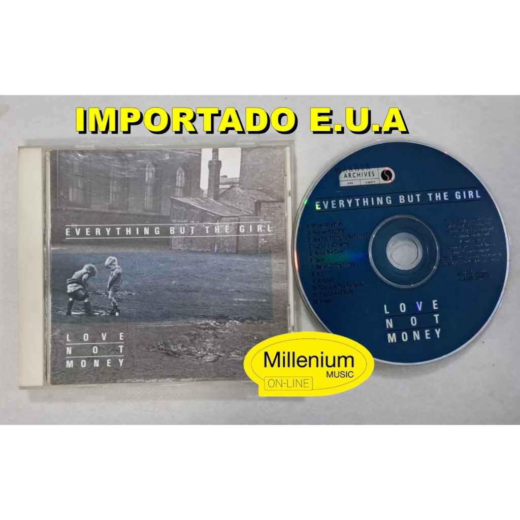 CD Everything But The Girl  Love Not Money 1995 Importado E.U.A Original Gravadora Colecionador Ótimo Estado