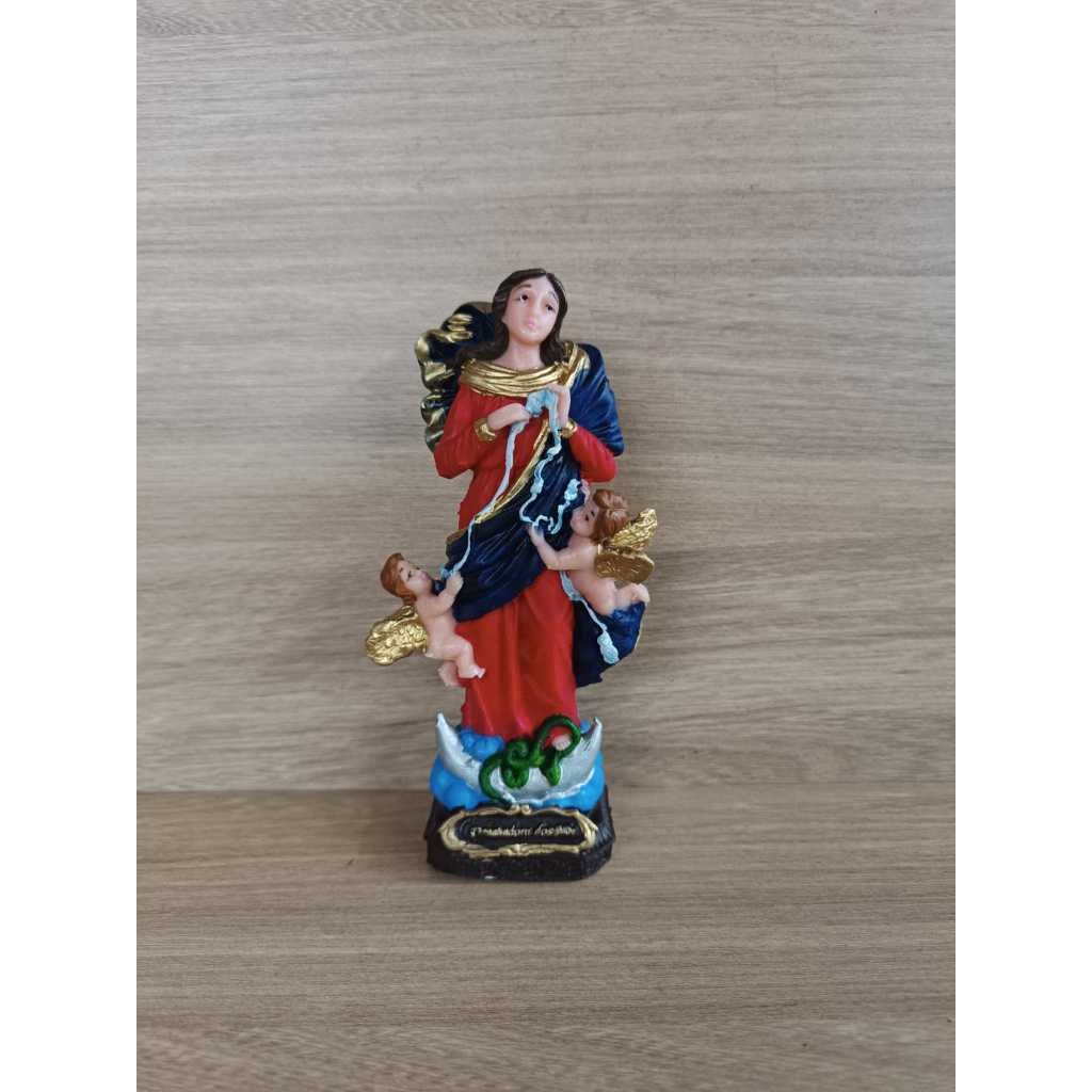 Imagem de Nossa Senhora Desatadora dos Nós em resina 14cm