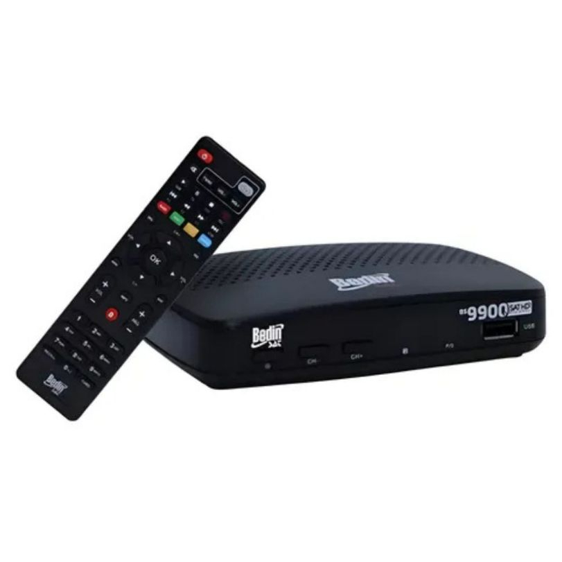 Receptor Bedin BS 9900s Full HD - Full HD, Pausa ao Vivo, Compatível Diseqc