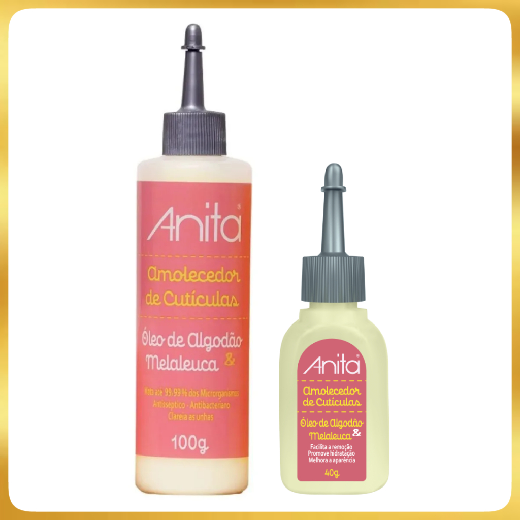 Amolecedor De Cutículas Óleo De Algodão & Melaleuca Anita