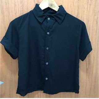 ATENÇAO Blusa Feminina Botão Manga Curta COM PEQUENOS DEFEITOS