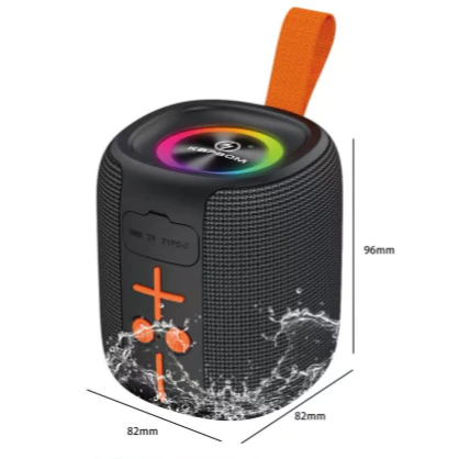 Caixa de som Bluetooth de 50 W RGB à prova d'água Bluetooth V5.4 Portátil KAPBOM KA-8973 Original