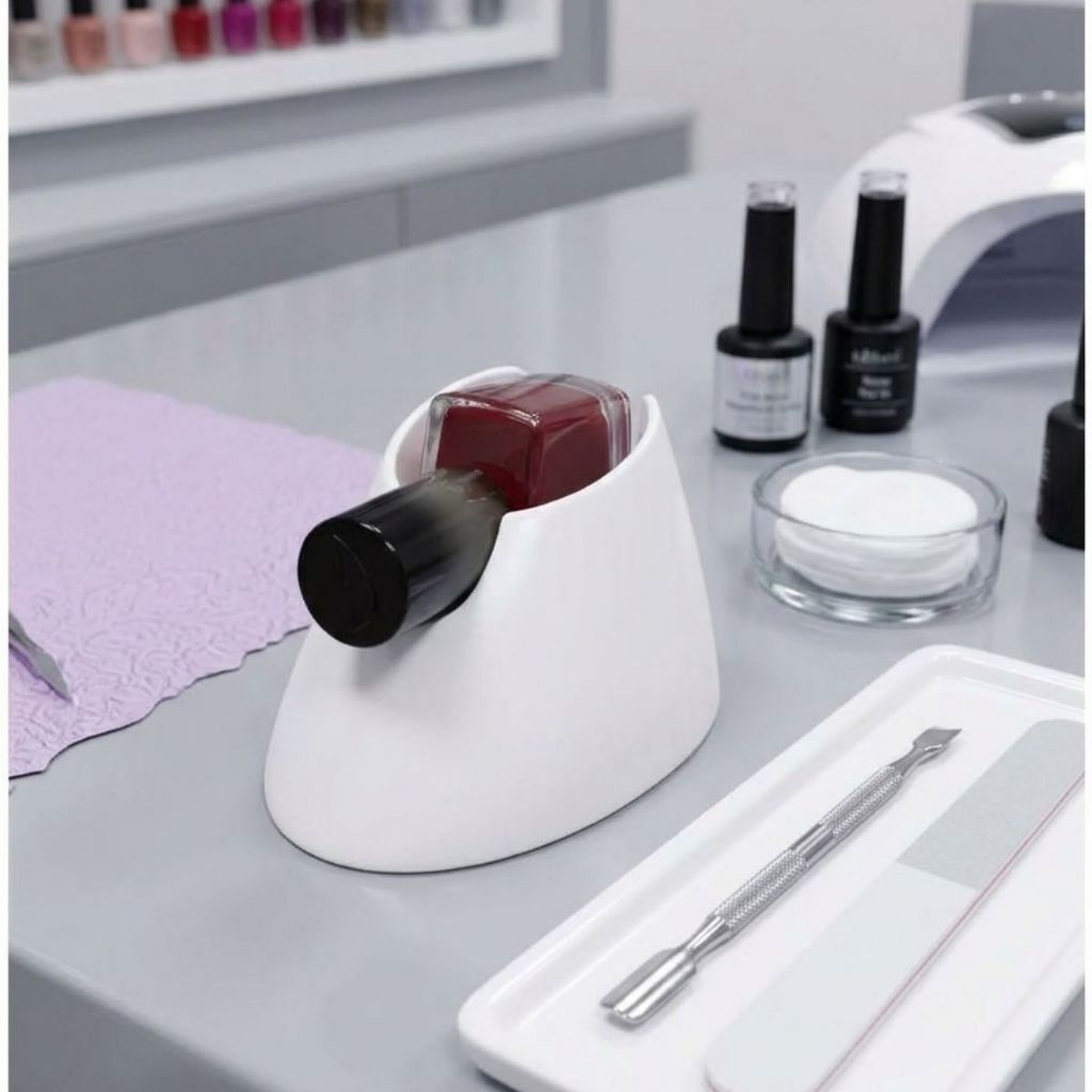 Porta Esmalte Inclinado Suporte Mesa Manicure com Fita Dupla Face