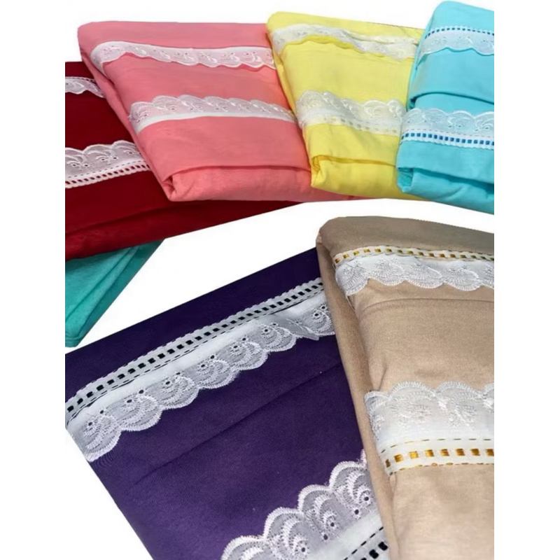 Jogo de Lençol 100% Algodão Malha Premium – Toque Macio + Elástico | Solteiro, Casal, Queen e King | Cores Lindas em Oferta na Shopee