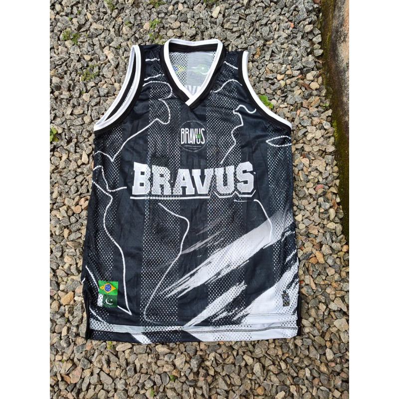 Camisa BRAVUS! (Regata Basquete) em Oferta na Shopee