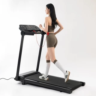 Esteira Inteligente 8 Velocidades Tapete Largo 110cm Bluetooth APP Tela Grande 12Amortecedores Incli