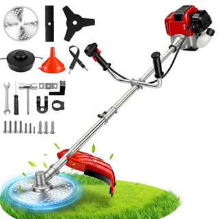 Roçadeira Motor 4 Tempos 52cc 2,5HP - 10.000 RPM, Partida Manual, Kit Completo c/ 3 Lâminas e Acessórios em Oferta na Shopee