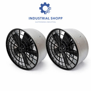 KIT 2 EXAUSTOR DE 30CM GALVANIZADO