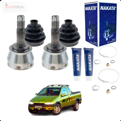 Par Juntas Homocinetica Nakata 22x22 Dentes Fiat Strada 1.3 1.5 1.6 de 1998 à 2006