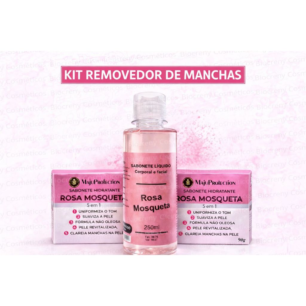 Kit 2 Sabonetes em Barra + Sabonete Líquido Facial Tira Manchas e Combate a Melasma em Oferta na Shopee