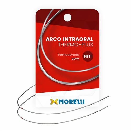 Arco NiTi Termoativado Thermoplus Quadrado ou Retangular - Morelli