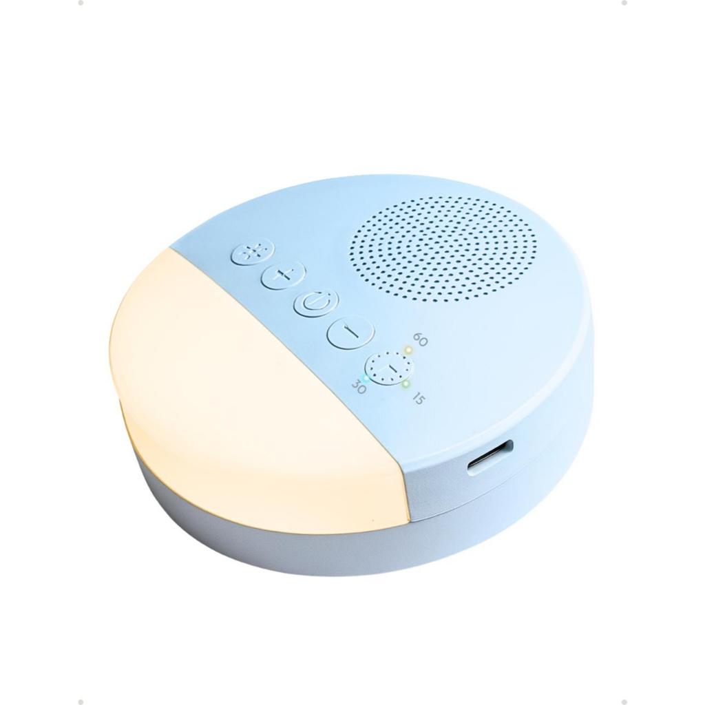 Imagem Aparelho Ruído Branco com Luz Noturna Sons Relaxantes para Dormir Máquina do Sono Recarregável USB