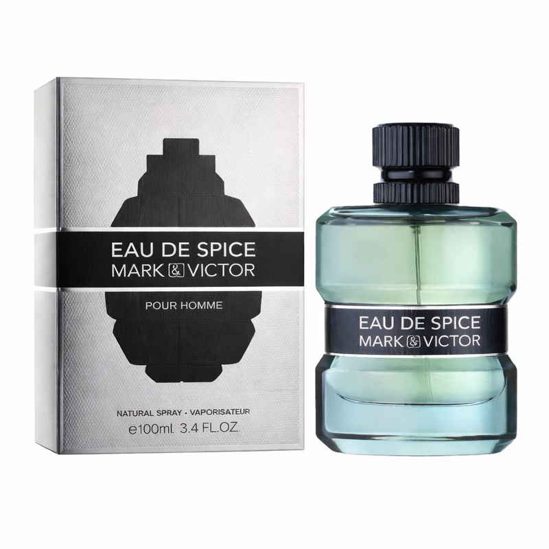 Perfume Fragrance World Masculino Mark & Victor Pour Homme Eau de Spice 100ml – Amadeirado Especiado Elegante e Intenso
