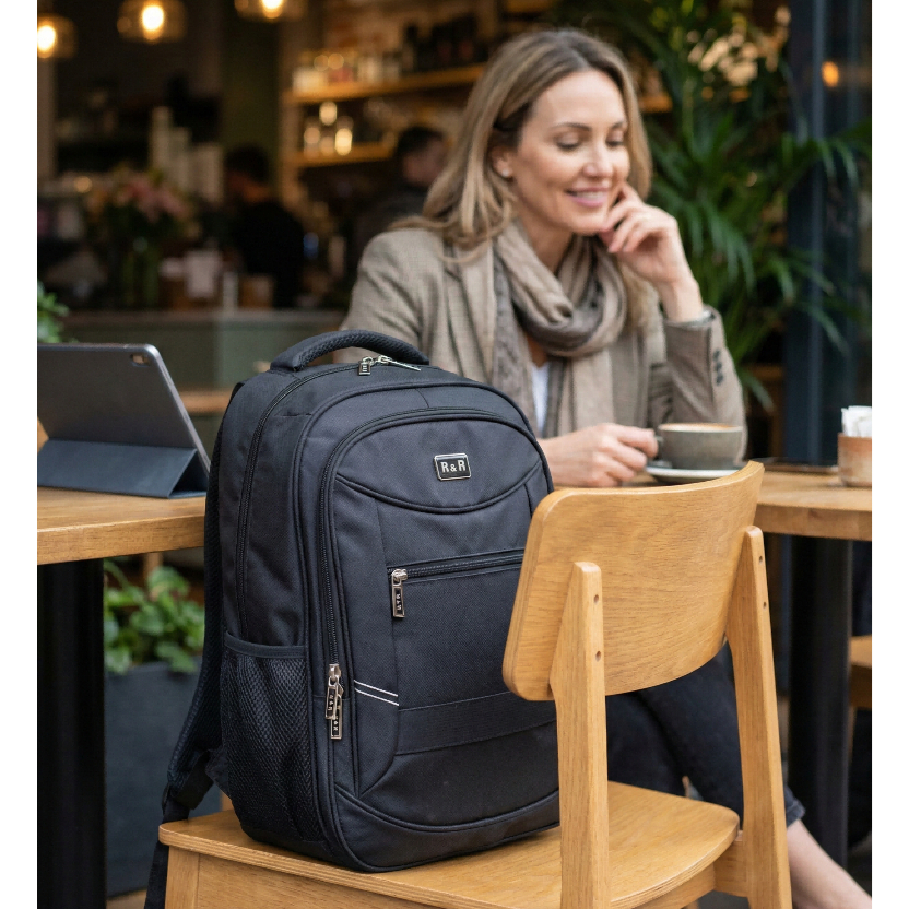 Mochila Executiva Impermeável Reforçada para Notebook para Faculdade, Trabalho e Viagem RC-0302B