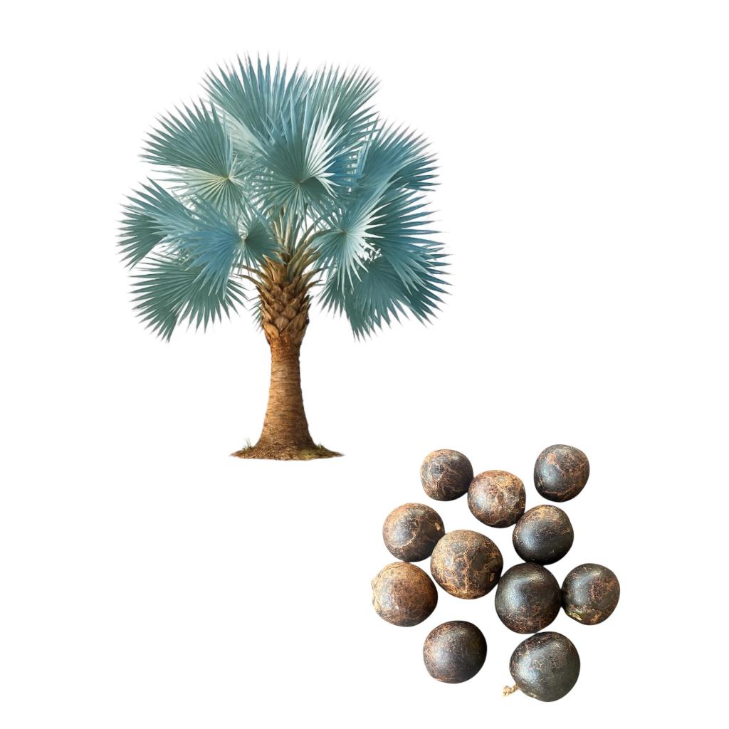 kit 20 semente da palmeira  azul Bismarckia nobilis