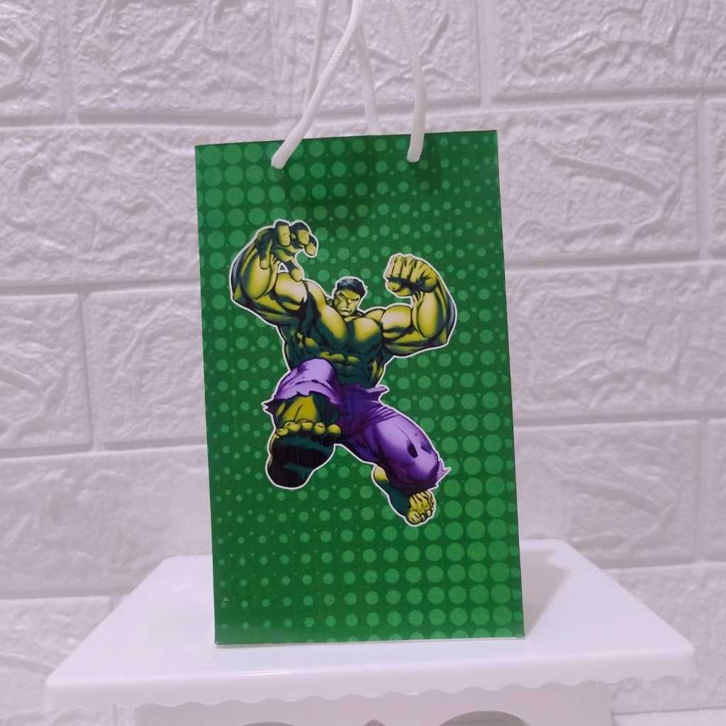 Sacolinha surpresa HULK/ PARA MONTAR/ lembrancinhas HULK/ personalizados HULK