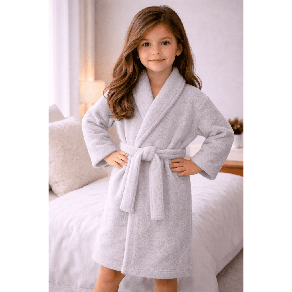 Roupão Infantil Microfibra Inverno Super Macio Quentinho Unissex Feminino Masculino