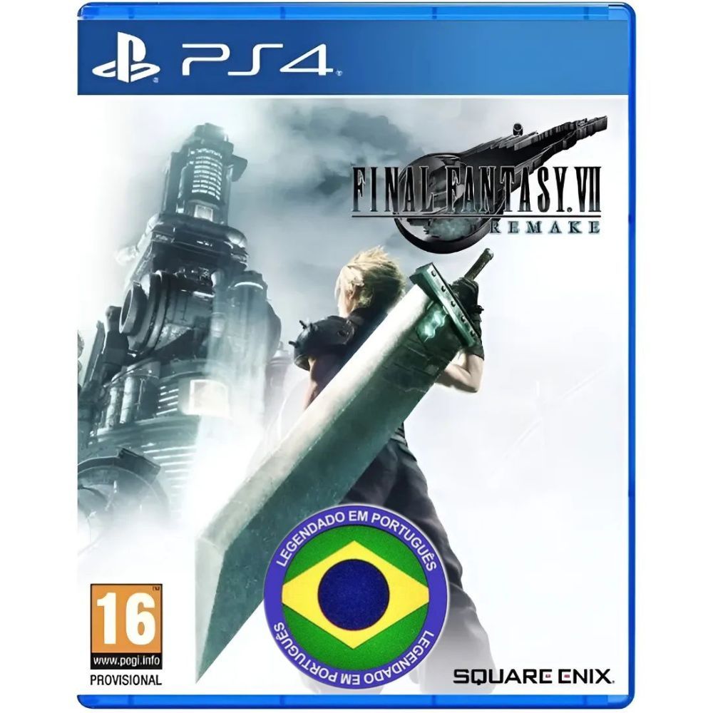 Final Fantasy 7 Vii Remake Ps4 Mídia Física Original Lacrado