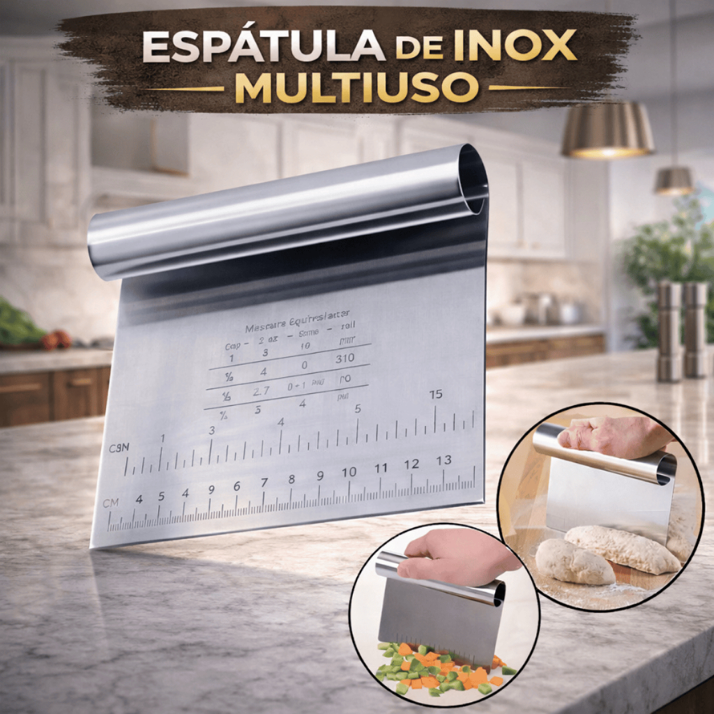 Espátula De Cozinha Salva Bolo Lisa E Tubular Raspadeira pão massa confeitaria