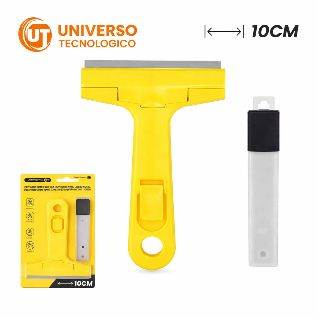 Kit 2 Raspadores Multiuso Para Limpar Box Com 5-10 Lâminas Profissional/Vidro Piso Cerâmica Azulejo ( ENVIO IMEDIATO)
