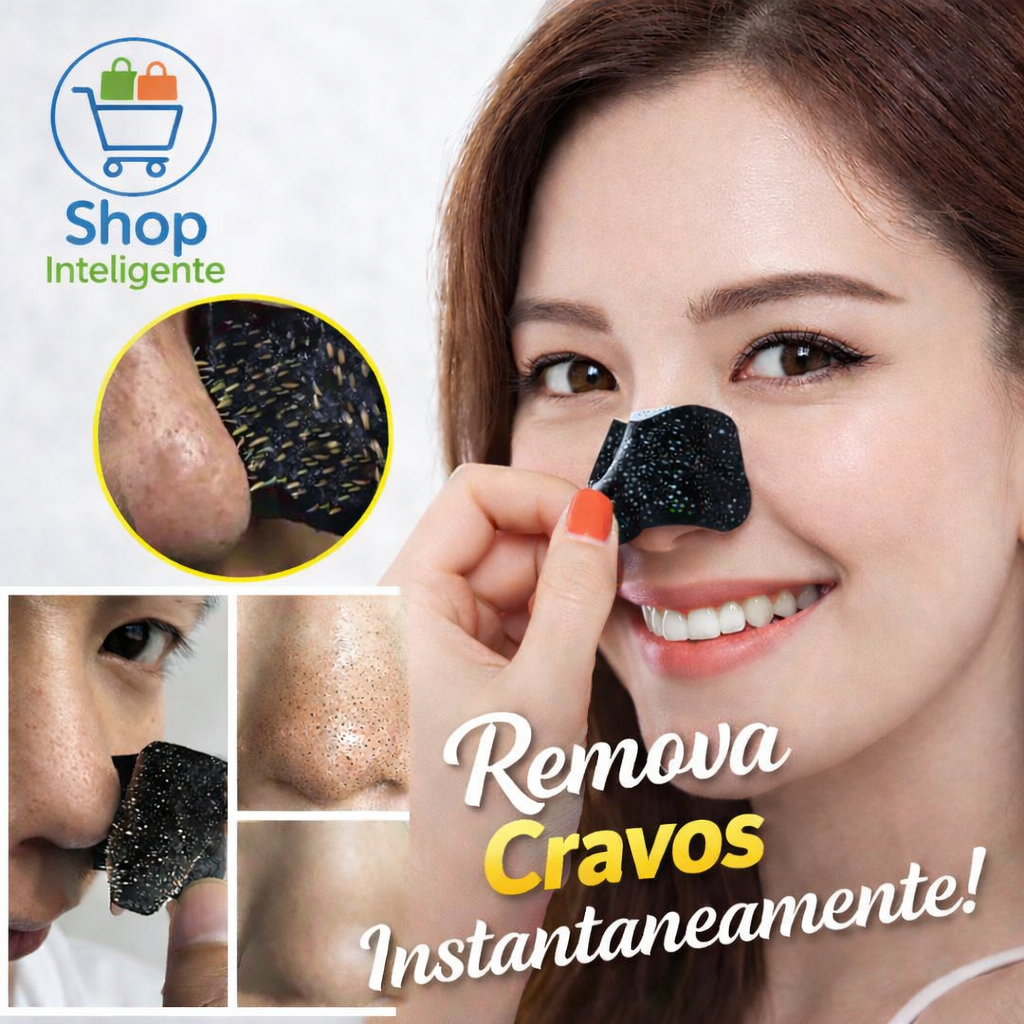 Mascara Adesivo Removedor De Cravos No Nariz Com 5/10/20/30 Unidades Limpeza Profunda E Suave