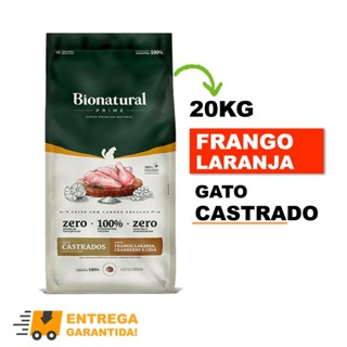Ração Bionatural Super Premium Gatos Castrados Frango 20kg - Controle de Peso e Saúde Urinária em Oferta na Shopee