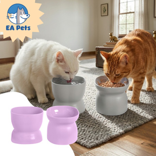 Kit Pet Games Com 2 Comedouro Ou Bebedouro Alto Elevado Ergonocat Para Gato Ergonômico E Saudável em Oferta na Shopee