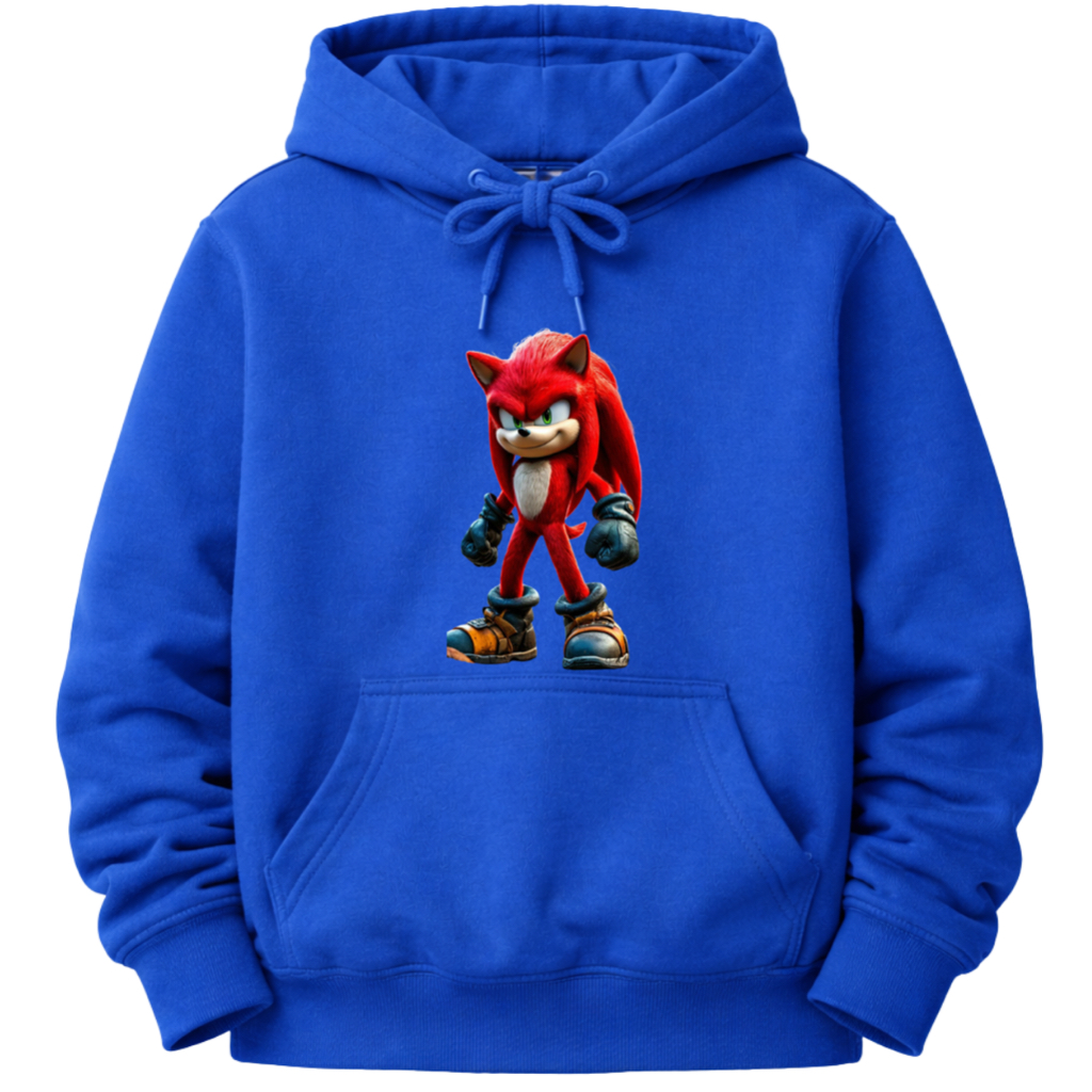 Moletom Infantil Sonic Personagem Flanelado Quentinho Confortável Inverno Menino Menina Promoção