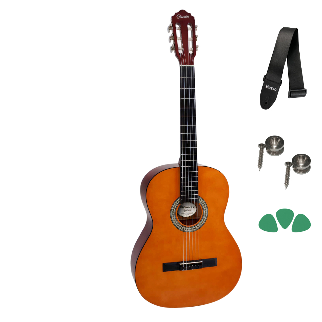 Violao Giannini Nylon Estudante Start Natural N-14n