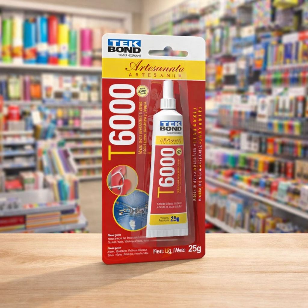 Cola Artesanato TekBond T6000 de 25g Super Fixação Multiuso