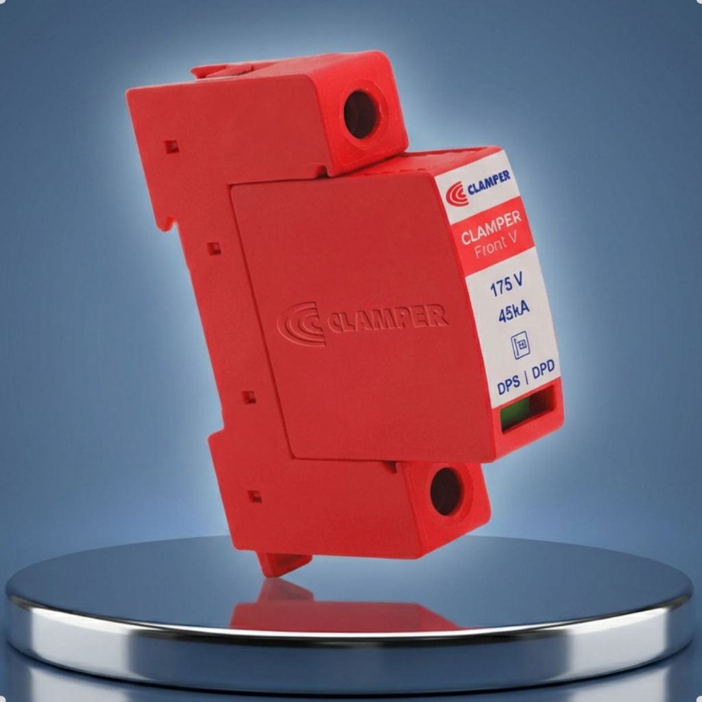 DPS Clamper Front 175V 45KA Protetor De Surtos E Raios Para Quadro Eletrico Resistente Home Office