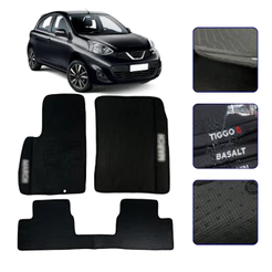 Jogo Tapete de Carro Para March 2016 2017 2018 2019 2020 Kit Automotivo 3 peças